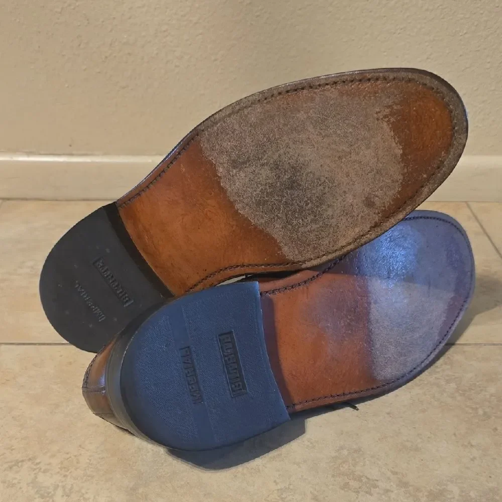 Stafford Classic Brown Leather Derbys